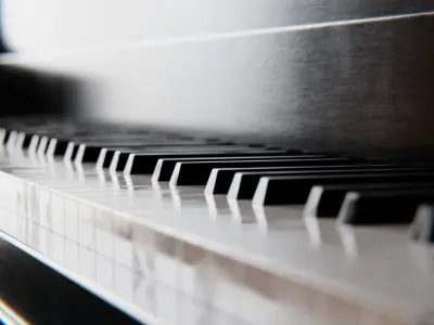 Grand Piano 3d Model 3D model