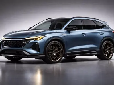 Realistic Modern SUV 3D Model Luxury Crossover Vehicle  3D print model