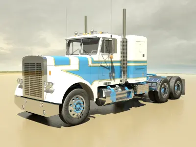 FLC Semi Truck 3D model