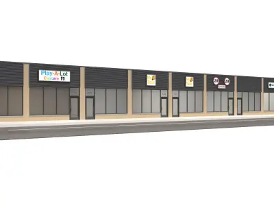 Retail-072 Retail Store 3D model