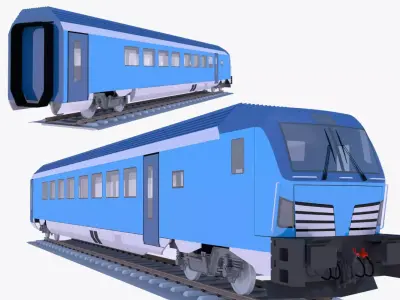 Siemens Vectrain driving coach 3D model