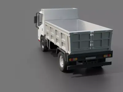 Isuzu M27 Dump Truck 3D model