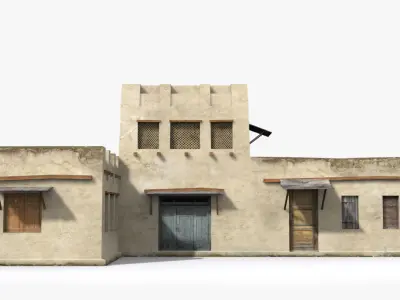 Arab x16 Low-poly 3D model