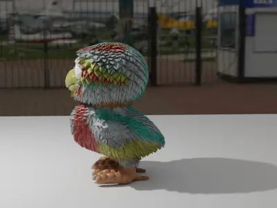 Stylized Bird 3D model