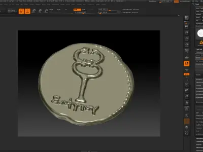 old Rome coin2-3d print model 3D print model