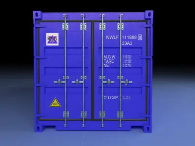 Container 3D model by OZ-Design
