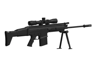 MK16 Sniper 3D model