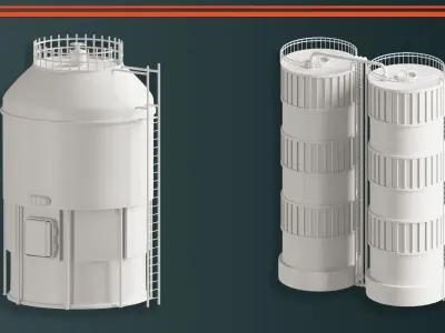 Factory Units-VOL01 3D model