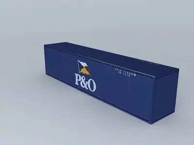 P26O Container 40 Free 3D model