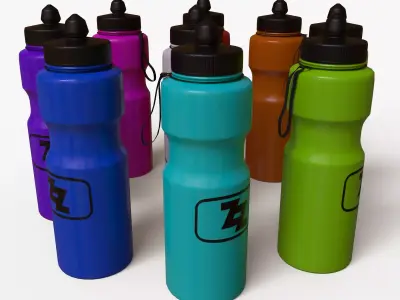 Water Bottle 3D model 53