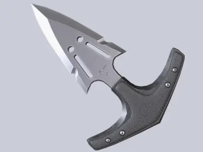 Punch dagger Low-poly 3D model