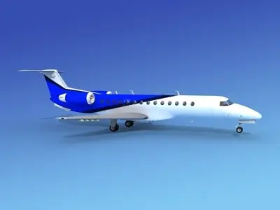Embraer ERJ-135 Corporate 2 3D model