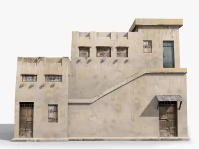 Arab x29 Low-poly 3D model