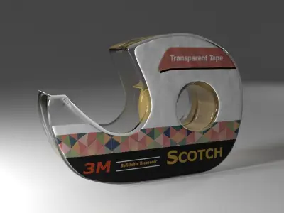 Tape Dispenser 3D model