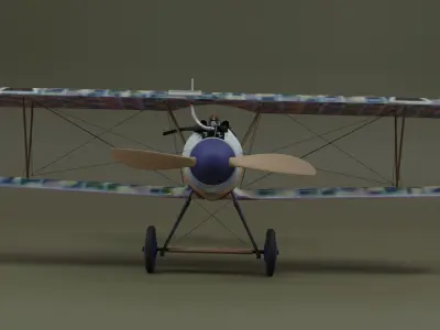 Albatros  Low-poly 3D model