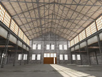 Interior Factory- Vol 04- High detail 3d models Low-poly 3D model