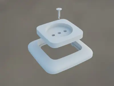 socket square 3D model