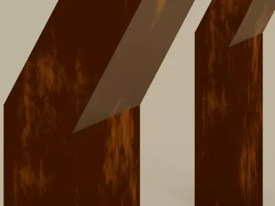 Heritage Transit Modular Pillar and Archway Set Low-poly 3D model