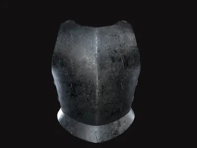 Medieval Armor V02 Low-poly 3D model