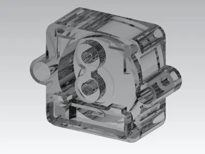 Mold plastic connector Free 3D model