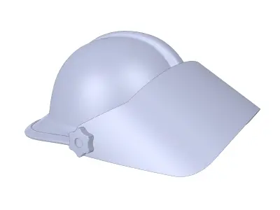 Firefighting Helmet 3D model