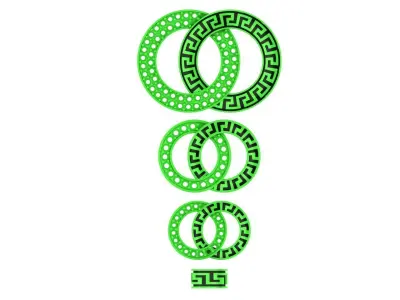 Versache Pendant Set Antique New 3D print model