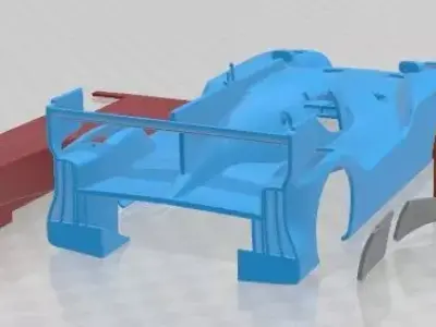 Nissan GT-R LM Nismo Race 2015 Printable Car 3D print model