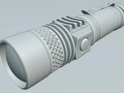 Flashlight 3D model get