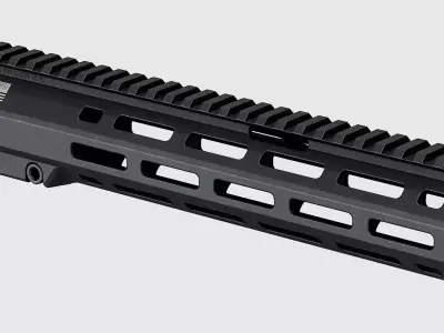 FF RAS 5 Handguard - Replica Low-poly 3D model