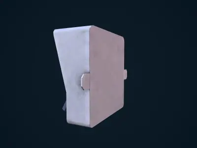 Terminal Panel Low-poly 3D model