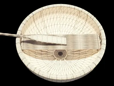 Fishing Boat Vietnam Low-poly 3D model