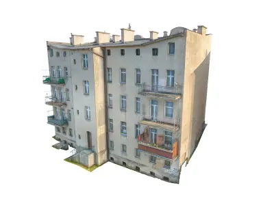 XIXth century tenement house 3D model