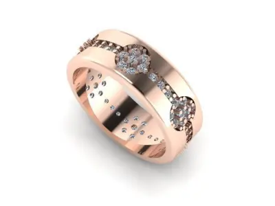 band ring  3D print model