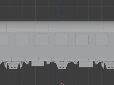 H0 1-87 scale Umbauwagen B3yg 2nd class 3D print model