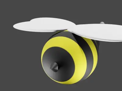 Cute Bee 3D model