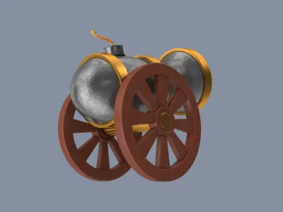  Vintage Battle Cannon 