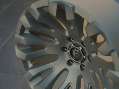 Wheel Based FUEL OFF-ROAD D830 QUAKE 3D model
