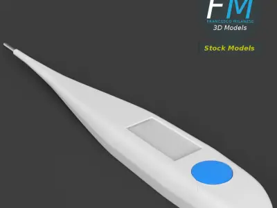 Digital thermometer 3D model
