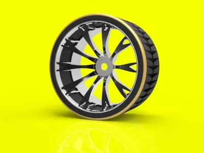 Alloy Wheels Free 3D model
