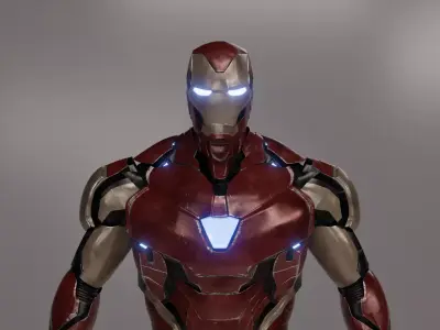 Ironman mk85 Free 3D model
