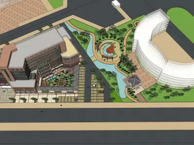 Sketchup Office building 194 3D model
