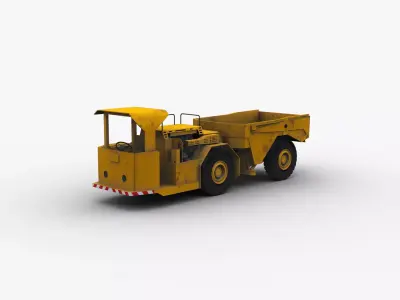 Mining Truck Low-poly 3D model by masterlowpoly