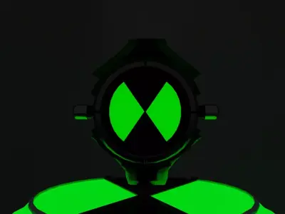 Ben 10 omnitrix watch 3D MODEL Low-poly 3D model