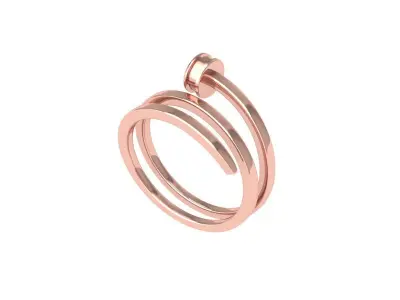 Wedding Ring 3D print model 70