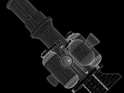 Exo-atmospheric Kill Vehicle EKV 3D model