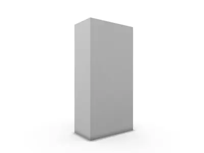 File Cabinet Large SHC Quick Office LM Low-poly 3D model