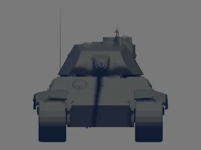 Tiger II P 3D model