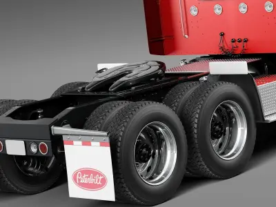 Peterbilt 389 Sleeper Cab 2015 3D model