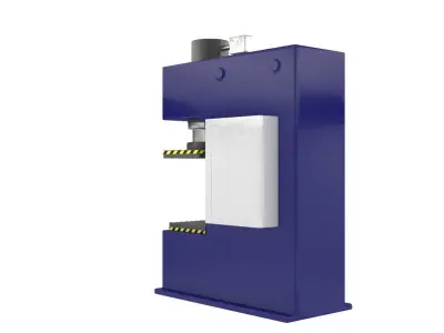 hydraulic press 3D model purchase