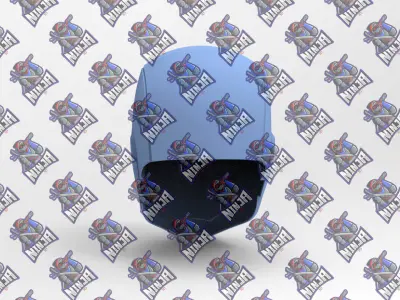 Red hood Rebirth Helmet for 3d print 3D model